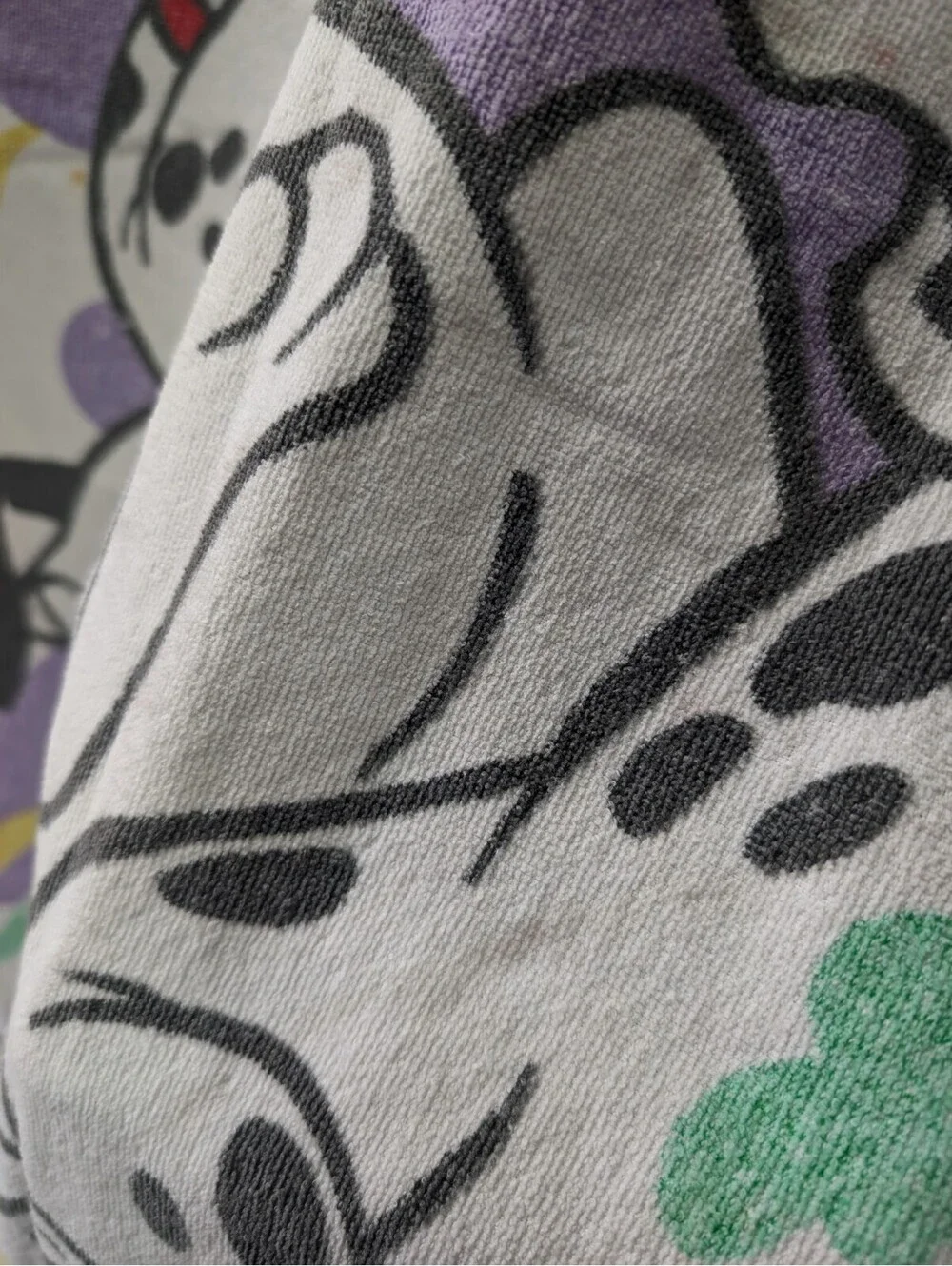 Vintage Franco Disney 101 Dalmatians Towel Y2K